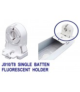  J010 T8 Batten Single FLuorescent Holder